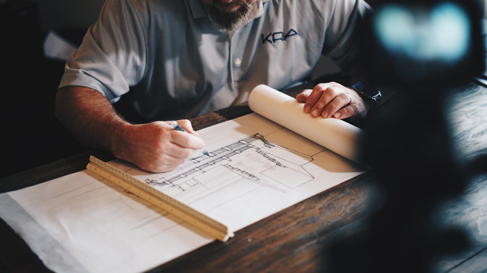 Reviewing property plans before inspection