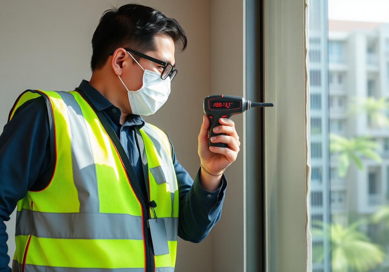 Prodefect Academy participants during a practical defect inspection session